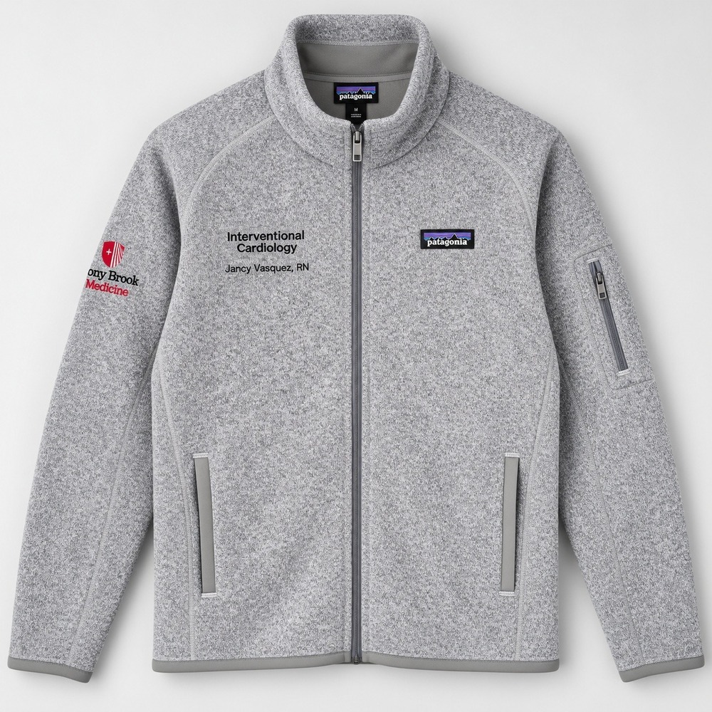 Patagonia Better Sweater Full Zip Fleece Jacket Gray Women S Logo RN Stony